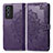 Handytasche Stand Schutzhülle Flip Leder Hülle Modisch Muster für Vivo Y76s 5G Violett