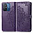 Handytasche Stand Schutzhülle Flip Leder Hülle Modisch Muster für Xiaomi Poco C55 Violett