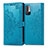 Handytasche Stand Schutzhülle Flip Leder Hülle Modisch Muster für Xiaomi POCO M3 Pro 5G Blau