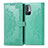 Handytasche Stand Schutzhülle Flip Leder Hülle Modisch Muster für Xiaomi Redmi Note 10 5G Grün