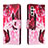 Handytasche Stand Schutzhülle Flip Leder Hülle Modisch Muster H02X für Samsung Galaxy A13 5G Pink