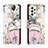 Handytasche Stand Schutzhülle Flip Leder Hülle Modisch Muster H02X für Samsung Galaxy A53 5G Rosa