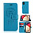 Handytasche Stand Schutzhülle Flip Leder Hülle Modisch Muster JX1 für Samsung Galaxy A03s