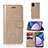 Handytasche Stand Schutzhülle Flip Leder Hülle Modisch Muster JX1 für Samsung Galaxy A03s