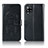 Handytasche Stand Schutzhülle Flip Leder Hülle Modisch Muster JX1 für Samsung Galaxy A22 4G Schwarz