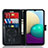 Handytasche Stand Schutzhülle Flip Leder Hülle Modisch Muster JX1 für Samsung Galaxy A22 5G