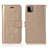 Handytasche Stand Schutzhülle Flip Leder Hülle Modisch Muster JX1 für Samsung Galaxy A22 5G Gold