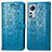 Handytasche Stand Schutzhülle Flip Leder Hülle Modisch Muster L01 für Xiaomi Mi 12 5G Blau