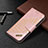 Handytasche Stand Schutzhülle Flip Leder Hülle Modisch Muster L05 für Apple iPhone 13 Mini Rosegold