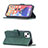 Handytasche Stand Schutzhülle Flip Leder Hülle Modisch Muster L06 für Apple iPhone 13 Mini Grün