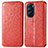 Handytasche Stand Schutzhülle Flip Leder Hülle Modisch Muster S01D für Motorola Moto Edge X30 5G Rot