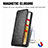 Handytasche Stand Schutzhülle Flip Leder Hülle Modisch Muster S01D für Samsung Galaxy A13 4G