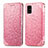 Handytasche Stand Schutzhülle Flip Leder Hülle Modisch Muster S01D für Samsung Galaxy A71 4G A715 Rosegold