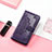 Handytasche Stand Schutzhülle Flip Leder Hülle Modisch Muster S01D für Xiaomi Poco C55 Violett