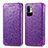 Handytasche Stand Schutzhülle Flip Leder Hülle Modisch Muster S01D für Xiaomi POCO M3 Pro 5G Violett