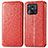 Handytasche Stand Schutzhülle Flip Leder Hülle Modisch Muster S01D für Xiaomi Redmi 10 Power Rot
