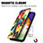 Handytasche Stand Schutzhülle Flip Leder Hülle Modisch Muster S02D für Samsung Galaxy A04s