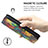 Handytasche Stand Schutzhülle Flip Leder Hülle Modisch Muster S02D für Samsung Galaxy A12 5G
