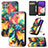 Handytasche Stand Schutzhülle Flip Leder Hülle Modisch Muster S02D für Samsung Galaxy A22 5G