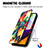Handytasche Stand Schutzhülle Flip Leder Hülle Modisch Muster S02D für Samsung Galaxy A52 4G