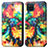 Handytasche Stand Schutzhülle Flip Leder Hülle Modisch Muster S02D für Samsung Galaxy F12 Plusfarbig
