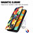 Handytasche Stand Schutzhülle Flip Leder Hülle Modisch Muster S02D für Samsung Galaxy M32 4G