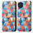 Handytasche Stand Schutzhülle Flip Leder Hülle Modisch Muster S02D für Samsung Galaxy M32 4G