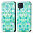 Handytasche Stand Schutzhülle Flip Leder Hülle Modisch Muster S02D für Samsung Galaxy M32 4G Grün
