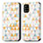 Handytasche Stand Schutzhülle Flip Leder Hülle Modisch Muster S02D für Samsung Galaxy M40S Weiß