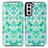 Handytasche Stand Schutzhülle Flip Leder Hülle Modisch Muster S02D für Samsung Galaxy S21 FE 5G