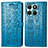 Handytasche Stand Schutzhülle Flip Leder Hülle Modisch Muster S03D für Huawei Honor X8b