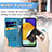 Handytasche Stand Schutzhülle Flip Leder Hülle Modisch Muster S03D für Samsung Galaxy A13 5G