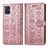 Handytasche Stand Schutzhülle Flip Leder Hülle Modisch Muster S03D für Samsung Galaxy A71 4G A715 Rosa