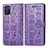 Handytasche Stand Schutzhülle Flip Leder Hülle Modisch Muster S03D für Samsung Galaxy F02S SM-E025F Violett