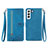 Handytasche Stand Schutzhülle Flip Leder Hülle Modisch Muster S03D für Samsung Galaxy S21 5G