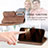 Handytasche Stand Schutzhülle Flip Leder Hülle Modisch Muster S03D für Samsung Galaxy S24 Plus 5G