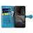 Handytasche Stand Schutzhülle Flip Leder Hülle Modisch Muster S03D für Sony Xperia Ace II