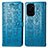 Handytasche Stand Schutzhülle Flip Leder Hülle Modisch Muster S03D für Xiaomi Mi 11i 5G Blau