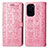 Handytasche Stand Schutzhülle Flip Leder Hülle Modisch Muster S03D für Xiaomi Mi 11i 5G Rosa