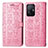 Handytasche Stand Schutzhülle Flip Leder Hülle Modisch Muster S03D für Xiaomi Mi 11T 5G Rosa