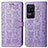 Handytasche Stand Schutzhülle Flip Leder Hülle Modisch Muster S03D für Xiaomi Poco F4 5G Violett