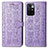 Handytasche Stand Schutzhülle Flip Leder Hülle Modisch Muster S03D für Xiaomi Redmi 10 4G Violett