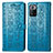 Handytasche Stand Schutzhülle Flip Leder Hülle Modisch Muster S03D für Xiaomi Redmi Note 10 Pro 5G Blau