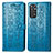 Handytasche Stand Schutzhülle Flip Leder Hülle Modisch Muster S03D für Xiaomi Redmi Note 11 Pro 5G Blau