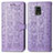 Handytasche Stand Schutzhülle Flip Leder Hülle Modisch Muster S03D für Xiaomi Redmi Note 9 Pro Violett