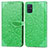 Handytasche Stand Schutzhülle Flip Leder Hülle Modisch Muster S04D für Samsung Galaxy A71 4G A715 Grün