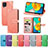 Handytasche Stand Schutzhülle Flip Leder Hülle Modisch Muster S04D für Samsung Galaxy M32 4G
