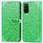 Handytasche Stand Schutzhülle Flip Leder Hülle Modisch Muster S04D für Samsung Galaxy S20 Grün