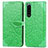 Handytasche Stand Schutzhülle Flip Leder Hülle Modisch Muster S04D für Sony Xperia 5 III Grün