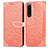 Handytasche Stand Schutzhülle Flip Leder Hülle Modisch Muster S04D für Sony Xperia 5 IV Orange